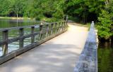 One of the many walking and biking bridges along the towpath