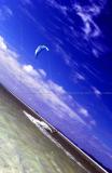 Kite surfing at Whitehaven Beach