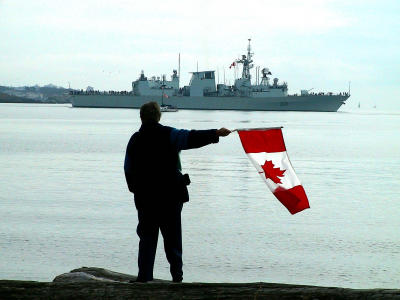 Canadian  & US Navy Ships