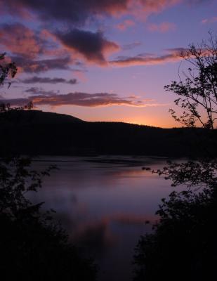 Sunset at Cresent Lake
