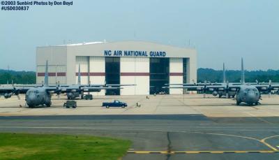 North Carolina Air National Guard C-130's military aviation stock photo #6584