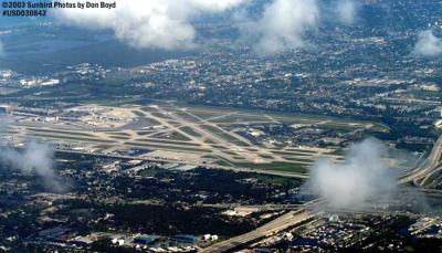 Ft. Lauderdale-Hollywood Intl Airport airport aerial stock photo #6590