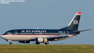 US Airways B737-301 N585US aviation stock photo #6178