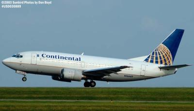 Continental Airlines B737-524 N16649 aviation stock photo #6227
