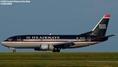 US Airways B737-3B7 N521AU aviation stock photo #6246