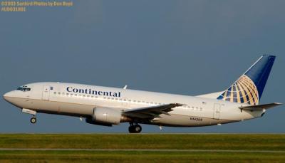 Continental Airlines B737-3TO N14308 aviation stock photo #6250