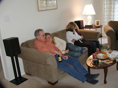 Relaxing Before the Meal