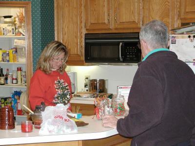 PaPa Supervising the Kitchen