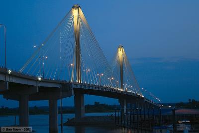 Evening At The Clark Bridge (Alton)