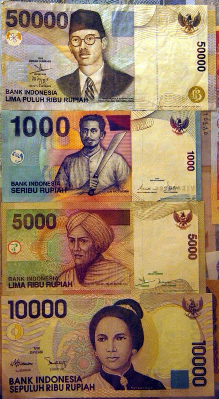 Indonesian rupiah bank notes