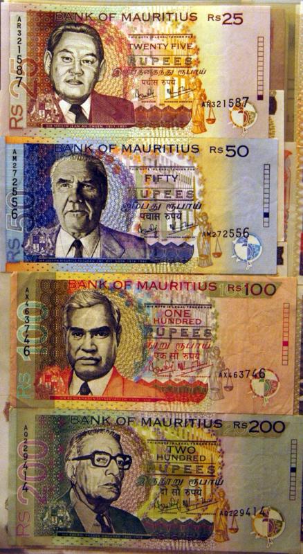 Mauritius uses the rupee as its unit of currency