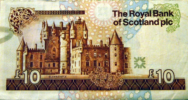 Royal Bank of Scotland 10 Pound Note