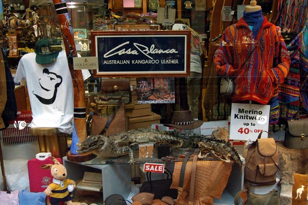 Australian shop in the Queen Victoria Building