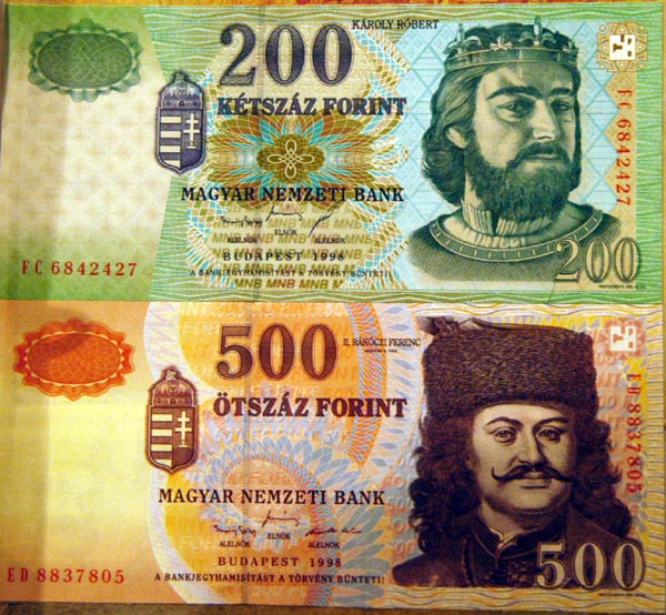 Hungarian Forint banknotes