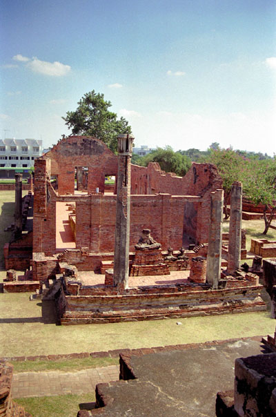 Ruined out building at Wat Ratchaburana
