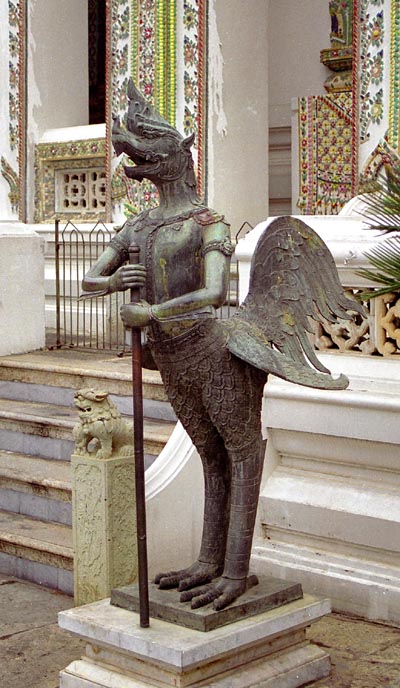 Bronze Kinnara, Wat Phra Kaeo