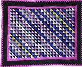 039:Diagonal triangles-Dena Raber, Holmes County, OH 1940  76x62