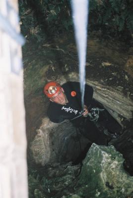 Yes, Dave fit down the shaft with a little bump here and there!