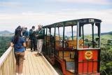 Here are the railcars we went up the mountain in