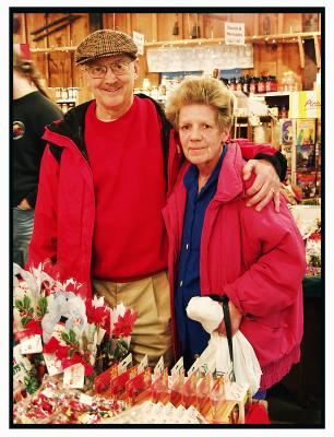 Ron and Jeanne shop for goodies at Soergels.
