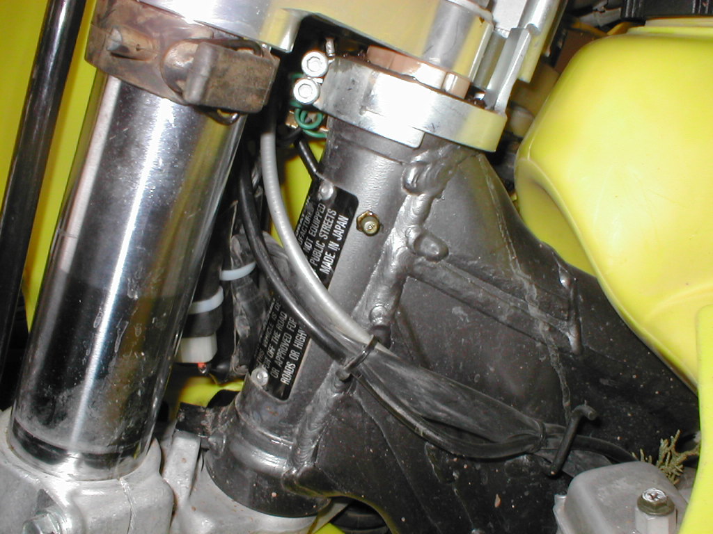 DRZ-E with zerk installed