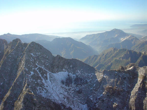 Apuane Alps Toward Livorno