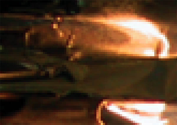 Foil up close