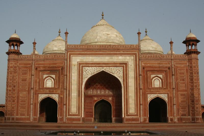 at Taj Mahal