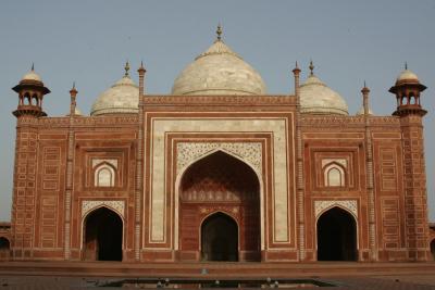 at Taj Mahal