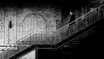 Man On Stairs