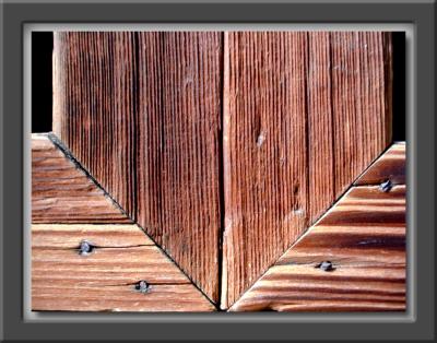 Buddhist Temple Door Frame