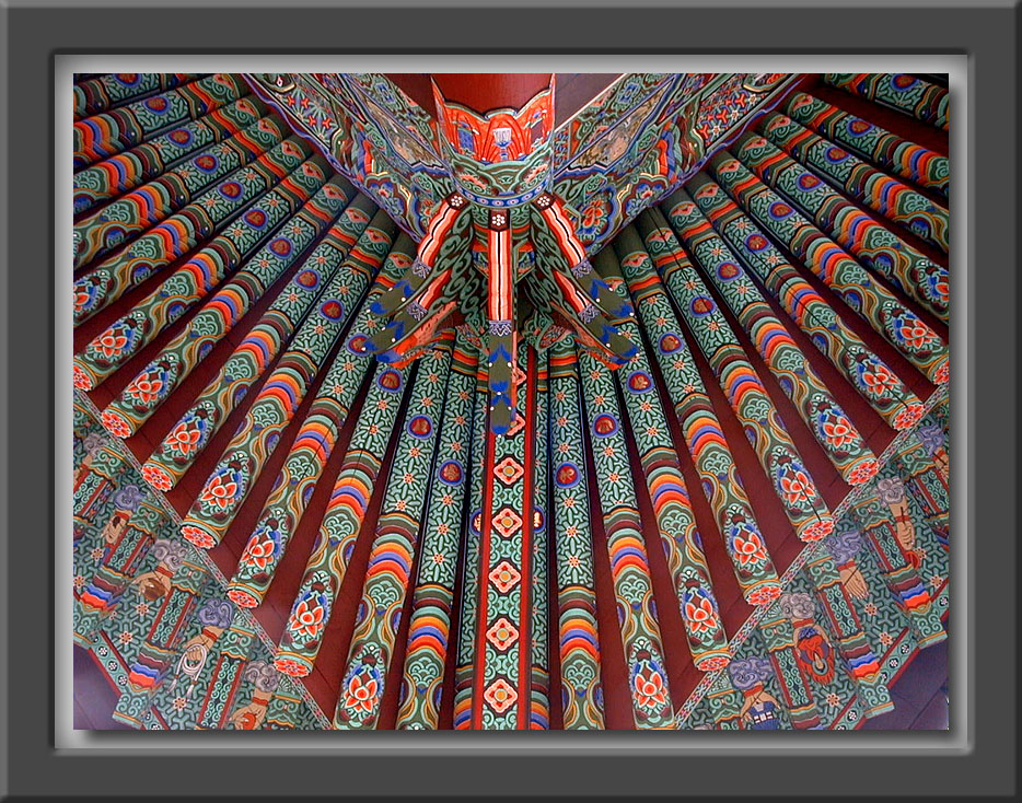 Buddhist Temple Roof