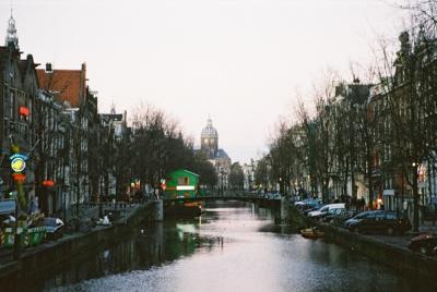Another pretty canal with part of the Red Light District on the left.  Funniest sight were 'Window for Rent' signs.