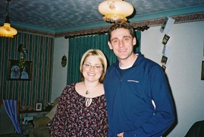 Jane and Paul, the then expectant Parents (who now have a bubba named Ethan) on Christmas night.