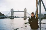 Clint and the Tower Bridge.  Quite handsome dont you think?  (The Bridge, that is)  hehe!