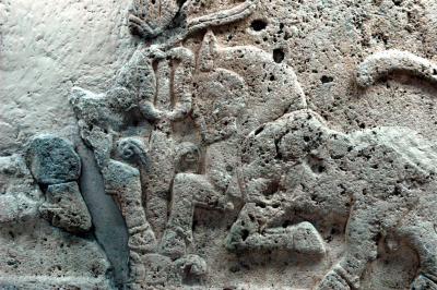 Bird headed winged idols