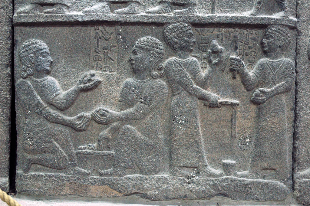 Relief with the children of King Araras