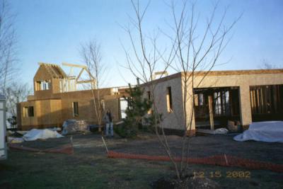 Can't wait until the view of our hose IS through trees