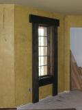 Yes, the windows and doors are being framed out in 2x8 rough-cut pine