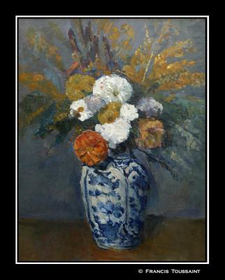 Dahlias, by  Cezanne