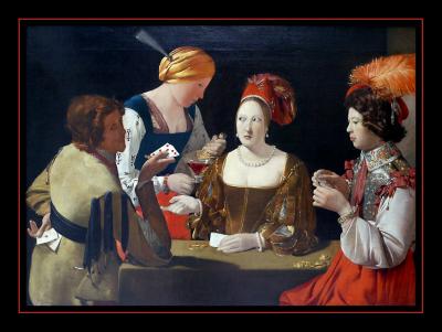 Le tricheur  las de carreau (1635) par Georges de LA TOUR