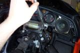 Right side damper assy simply lifts out. You do not need to remove the left damper, as it doesn't retain fluid anyway.