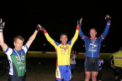 Men 45-49 Points Race Podium