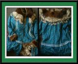  womans parka front and back