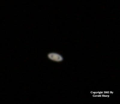 First Photo Of Saturn