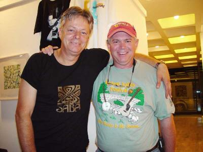 Bruce Simons  (my Cousin) and Tommy Emmanuel Guitarist extraodinair!