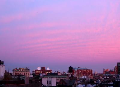 Sunrise Over Greenwich Village & New Jersey