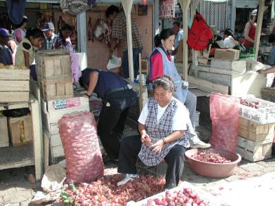 Bunter Sonntagsmarkt in Ibarra