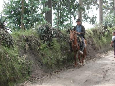 Wanderung durch das Gebiet der Caranqui-Indianer am Vulkan Imbaburra