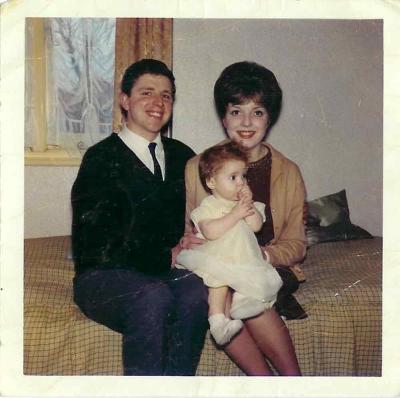 Robert, Diane and Miss Karen Yabsley - April 1963.